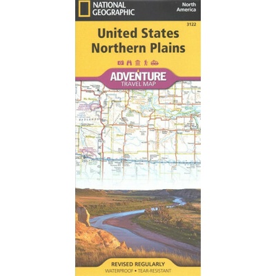 National Geographic Adventure Map United States, Northern Plains