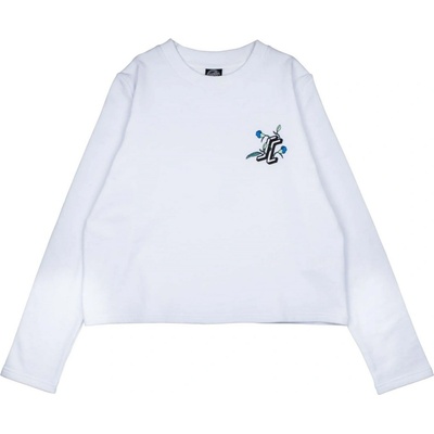 Santa Cruz Floral Dot Crew White
