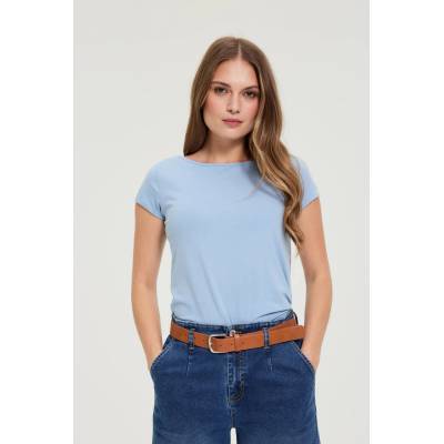 Moodo Памучна тениска синя Moodo Moodo | Sin | ЖЕНИ | XXL