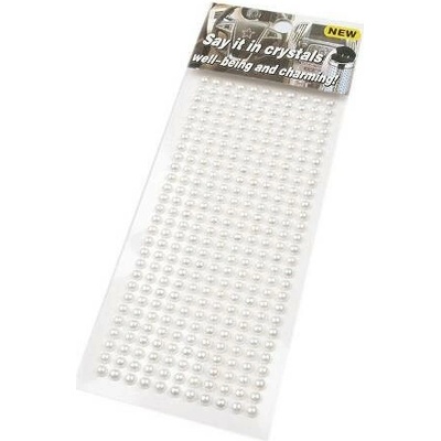 Samolepicí perly na lepicím proužku 4 mm - 28ks