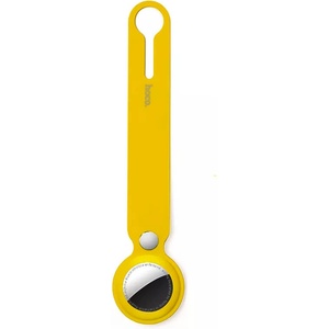 hoco. Силиконова каишка за Apple AirTag - Hoco AirTag Silicone Loop (жълт)