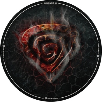 Image 1 of NATEC Protective Floor Mat Tellur 400 Round Lava 100cm - NDG-2064 (NDG-2064)