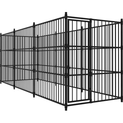 vidaXL Venkovní psí kotec 450 x 150 x 185 cm – Zboží Dáma