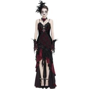 Devil fashion дамска рокля DEVIL FASHION - Red Gothic - ESKT06302