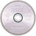 Metabo - Пилен диск 250x30 мм, 80 зъба 628088000 (628088000)