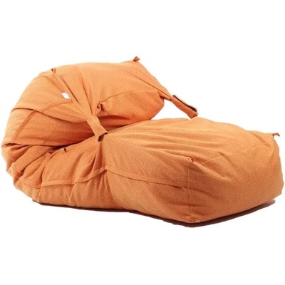 PUFRELAX Пуф Pufrelax легло, Yoga XL, Sunrise, Гама Premium Rustic, Перящ се калъф, Пълнеж с микс от мемори пяна (PUF-M-YXL-PR-SNR)