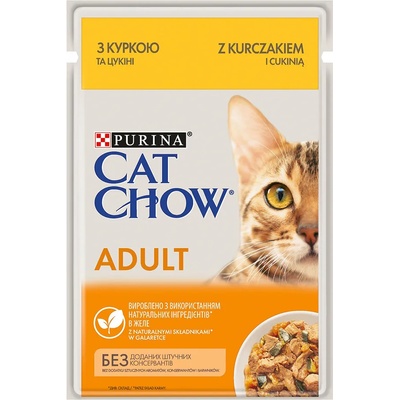 Cat Chow 26х85г Adult Cat Chow, консервирана храна за котки - пиле