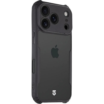 Tactical iPhone 17 Pro TACTICAL QUANTUM STEALTH силиконов протектор за телефон, удароустойчив, протектор за камера, ЧЕРЕН 57983126684 (57983126684)