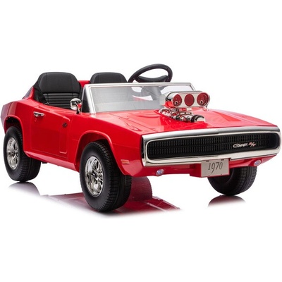 Lean Cars Elektrické autíčko Dodge Charger R/T DLS-K12 červená
