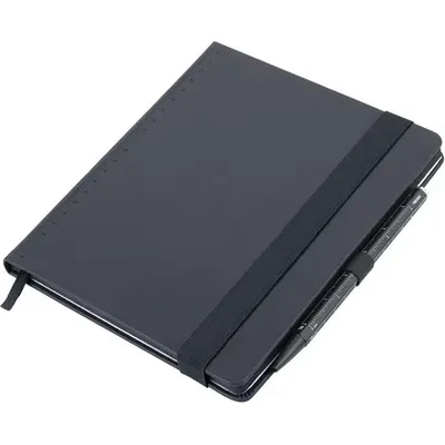 TROIKA Тефтерче Troika "BLACK SLIMPAD A5", черна химикалка (NPP04/BK)