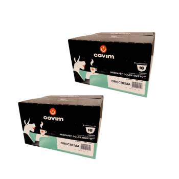 Covim Orocrema 192 бр (12x16) кафе капсули, съвместими с Dolce Gusto®