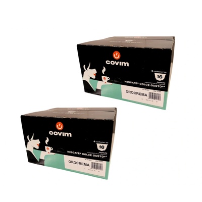 Covim Orocrema 192 бр (12x16) кафе капсули, съвместими с Dolce Gusto®