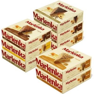 Marlenka Akce 6+2 Medové dorty mix 8 x 0,8 kg