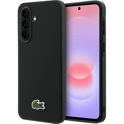 Lacoste Iconic Petit Pique Woven Logo MagSafe Задна Обвивка за Samsung Galaxy A37 Black Lacoste | Cheren | МЪЖЕ | UNI