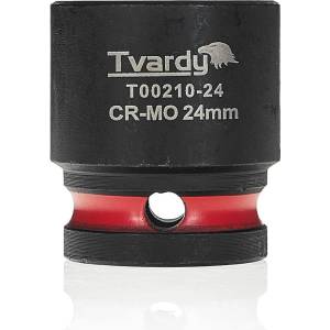 Tvardy Ударен вложен ключ Tvardy 1/2" 6-стенен 24mm CR-MO 81759 (T00210-24)