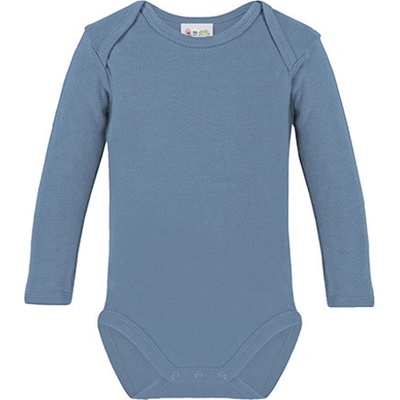 Link Kids Wear Detské body s dlhým rukávom Babyblue