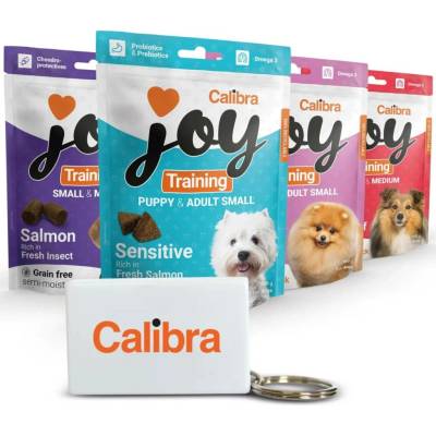 Calibra Joy Dog Training Snacks Puppy Small & Medium 4 x + klikr 150 g