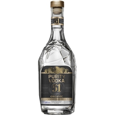 Purity Connoisseur 51 Reserve Organic Vodka 40% 0,7 l (čistá fľaša)