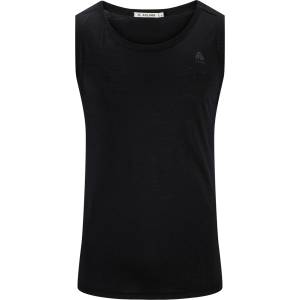 Aclima Мъжко мериносово термобельо Aclima LightWool 140 Singlet V2 Merino shirt - Jet Black (216-6556-0113)