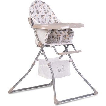 Moni Детски стол за хранене Scaut бежов