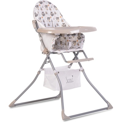 Moni Детски стол за хранене Scaut бежов