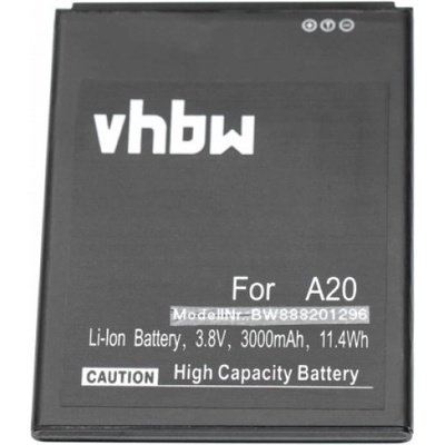 VHBW Батерия за Blackview A20 / A20 Pro, 3000 mAh (888201296)
