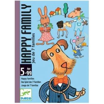 DJECO - Детски карти за игра Щастливото семейство (DJ05115)