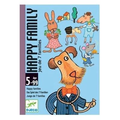 DJECO - Детски карти за игра Щастливото семейство (DJ05115)