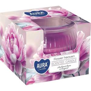 BISPOL Ароматна свещ Bispol Aura - Flower Heaven, 80 g (sn69-469)