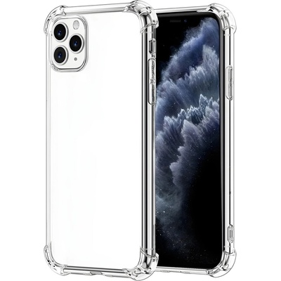 Apple Силиконов калъф с подсилени ръбове за Apple iPhone 11 Pro Max - Прозрачен KP23581
