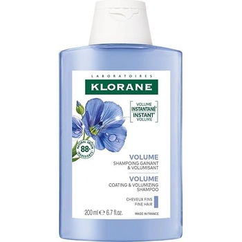 Klorane šampon s lněnými vlákny 200 ml