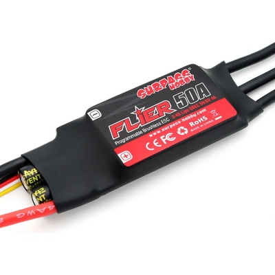 Surpass Hobby Regulátor otáček 50A FLIER V2 32 bit SBEC 4A
