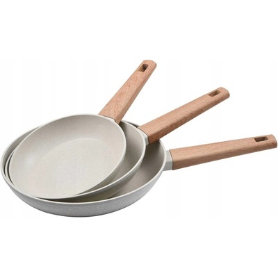 Bergner Sada pánví mramorová 3 ks 18 cm, 22 cm, 26 cm