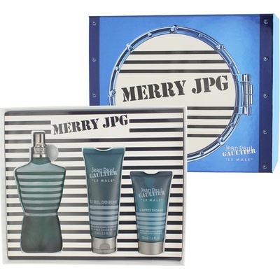 Jean Paul Gaultier Le Male EDT 125 ml + 75 ml sprchový gél + 50 ml balzam po holení darčeková sada