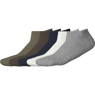 esmara Men s BIO bavlnou 5 párů bílá šedá zelená navy modrá – Zboží Dáma
