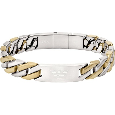 Emporio Armani Bicolor ocelový náramek EGS3314040