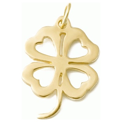 Zlatnictví Zlatíčko Zlatý přívěsek čtyřlístek 02.00001