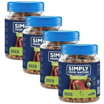 SIMPLY FROM NATURE Tréninkové pamlsky z jeleního masa 4 x 130 g