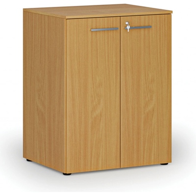 Primo Kancelárska skriňa s dverami WOOD, 2 police, 1027 x 800 x 640 mm, buk