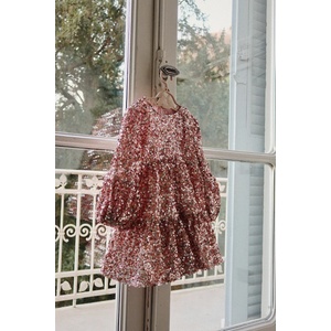Konges Sløjd рокля babydoll LILA SEQUINS DRESS (KS107391.9BY2)