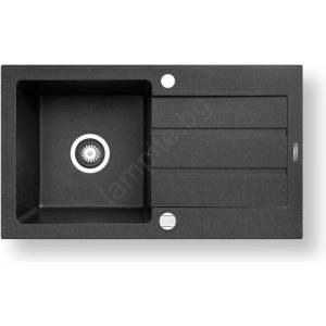 Pyramis 70006801 - Кухненска мивка NEXT 76x44 см гранит/черна (PY0023) Мивка за вграждане