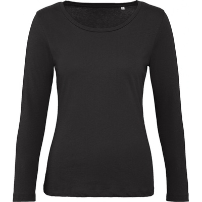B&C Dámské tričko s dlouhým rukávem TW071 Black