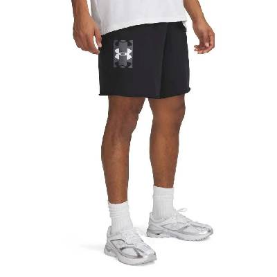 Къси панталони Under armour Rival Terry Logo 8´´ shorts - Black (Black / Castlerock / White)