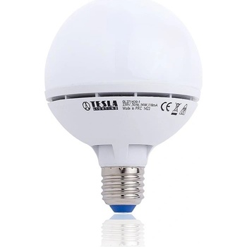 TESLA GL271430-1 LED žárovka GLOBE E27 14W 230V 1300lm 160° 15 000 hod 3000K Teplá bílá CRIRa≥80