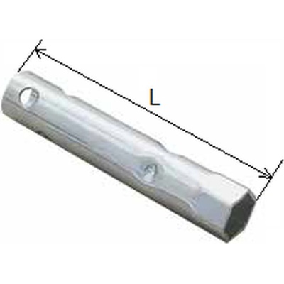 BUZZETTI klíč na zapalovací svíčky 18mm X 120mm s gumou