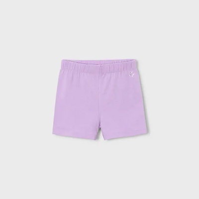 Mayoral Къси памучни панталони basic лилав цвят за мини момиче Mayoral