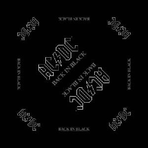 AC/DC Шал Back in Black Black (B048)