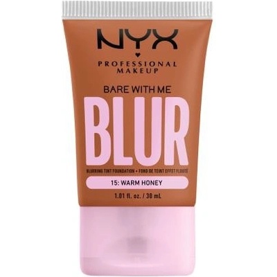 NYX Professional Makeup Bare With Me Blur Tint hydratačný make-up 15 Warm Honey 30 ml