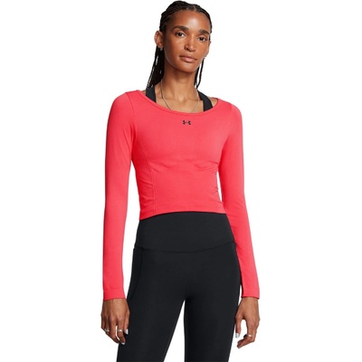 Under Armour Фланелка с дълъг ръкав Under Armour Vanish Train Seamless Long Sleeve Top - Red