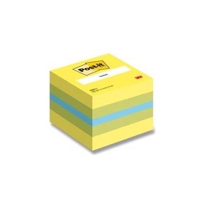 3M Post-it 2051L - samolepicí mini kostka - 51×51 mm, citrónová – Zboží Dáma